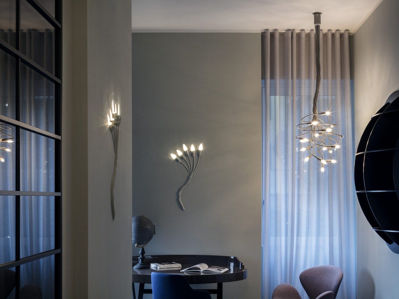 Регулируемая металлическая светодиодная потолочная лампа Catellani & Smith Turciù ARCH-00056591 - Вид №4