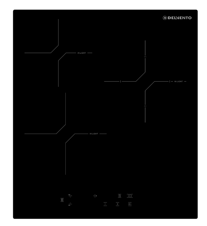 9214229 Электрическая варочная поверхность Delvento V45D29S121 STDN-0045322