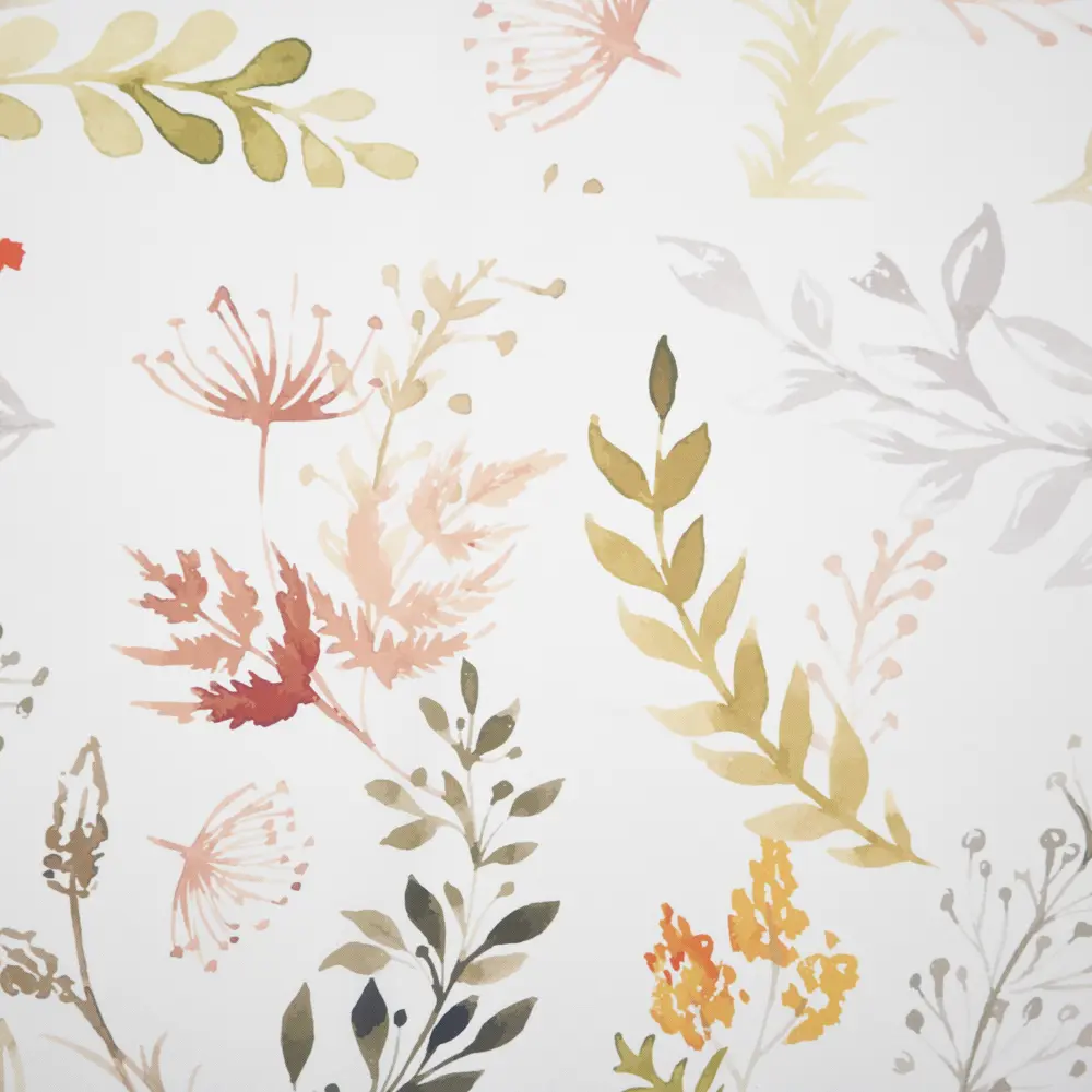 Штора на ленте для кухни Листья 135x180 см цвет коричневый WITERRA STLM-2201738 - Вид №2