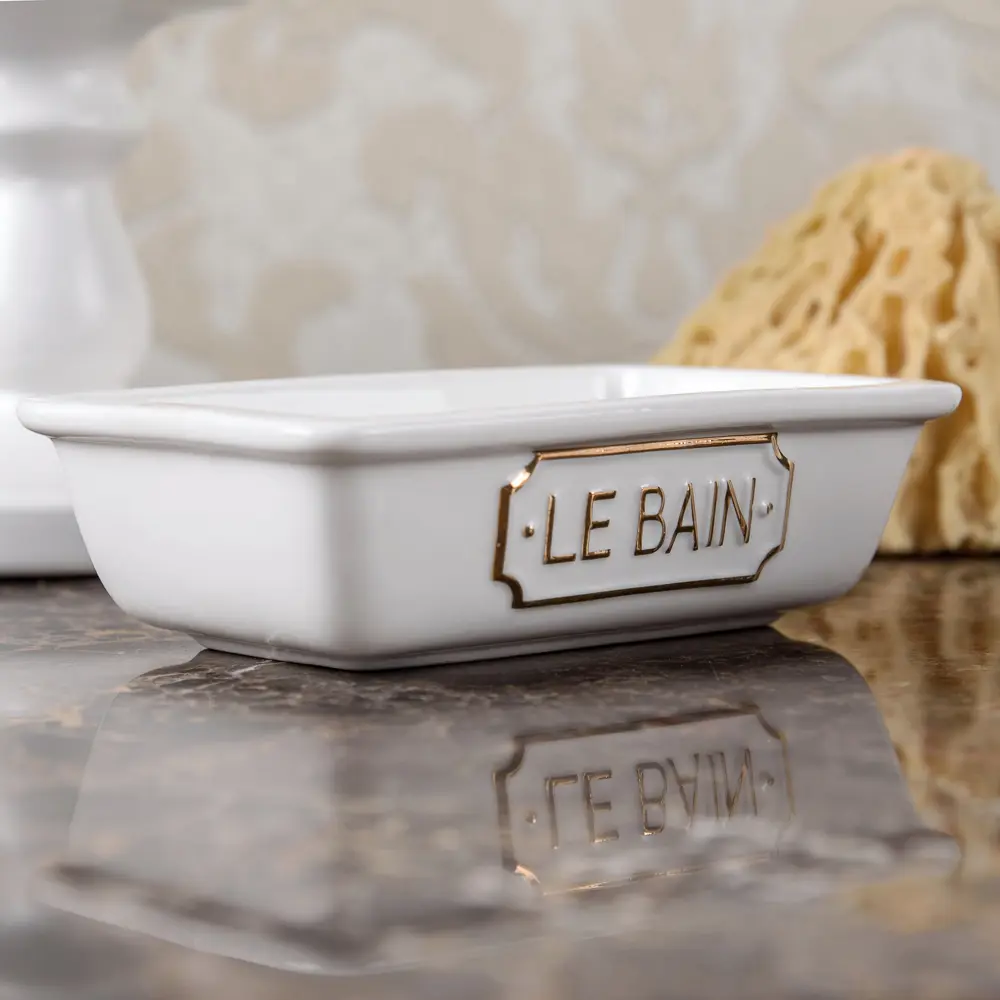 Мыльница Wess Le Bain Blanc керамика цвет белый STLM-2137612 - Вид №3
