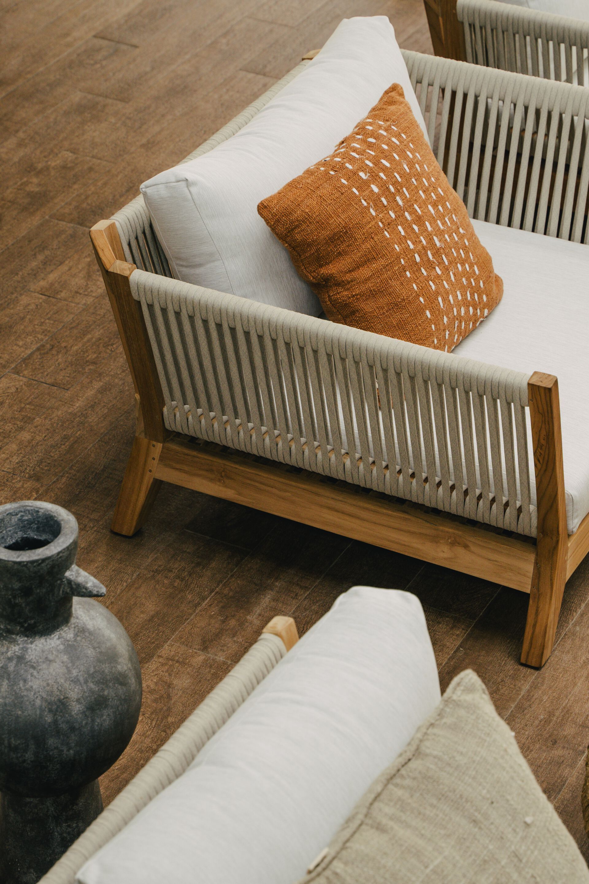 Тканевое садовое кресло с подлокотниками cbdesign Vienna Modular ARCH-00133094 - Вид №1