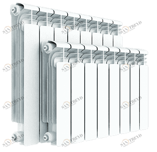 Радиатор RIFAR Alum 350 х 4 секции RAL35004