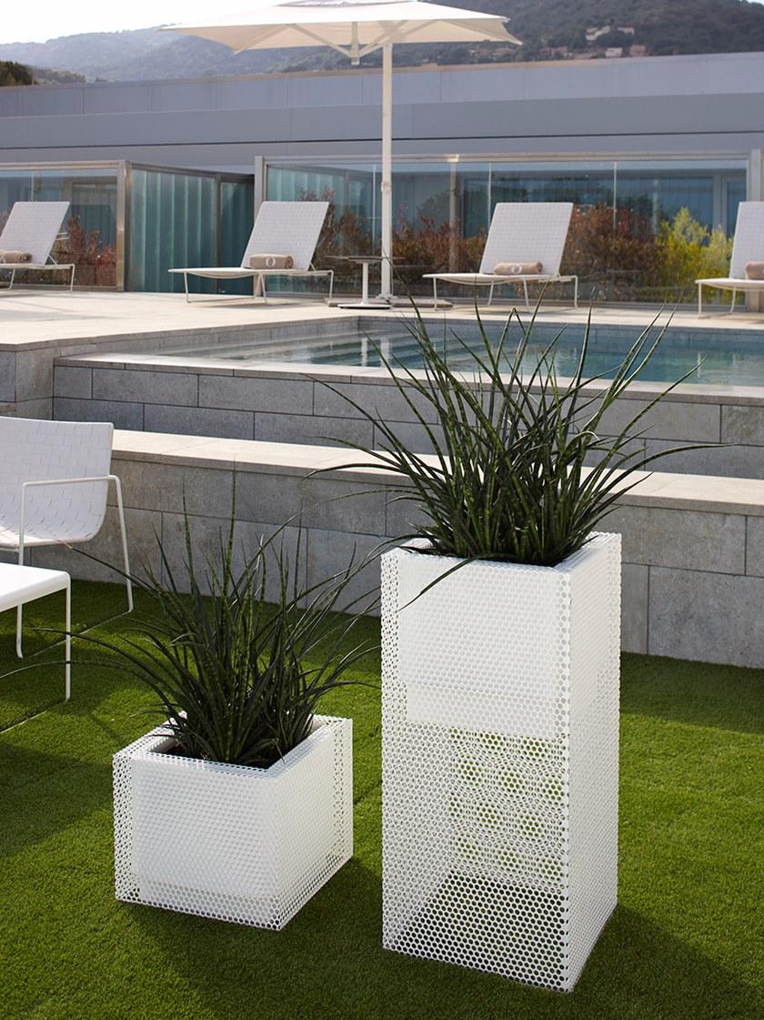 Hobby Flower Низкий горшок из нержавеющей стали с автоматическим поливом Top sun-id-1476209 - Вид №2