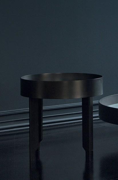 Bodema Круглый журнальный столик из стали и стекла  Siv000/siv001/siv002  - Вид №2