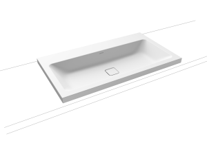 Умывальник KALDEWEI Сталь эмалированная 3084 258 альпийский белый матовый 30843083258