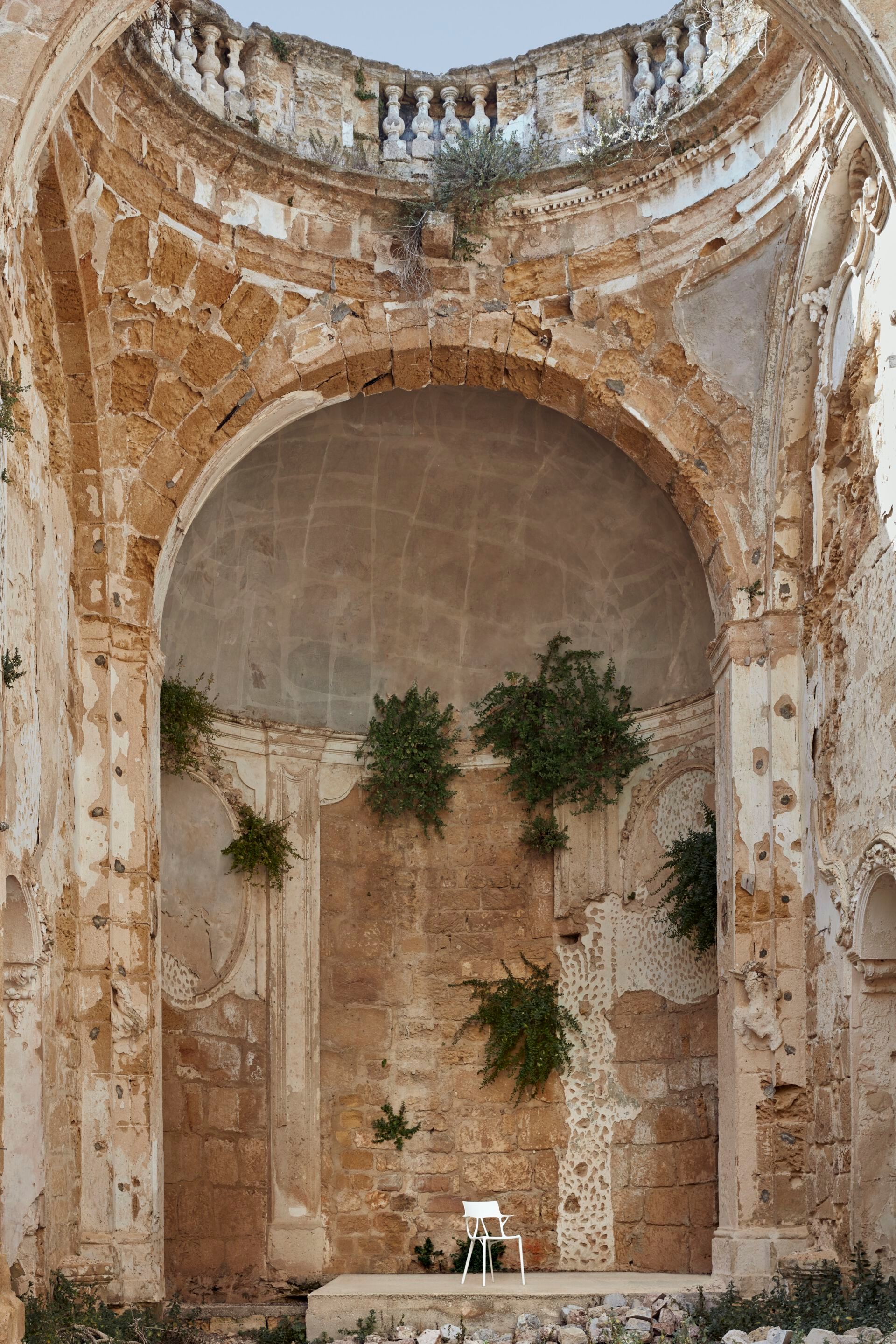 Стул из переработанного инженерного пластика с подлокотниками Kartell A. I ARCH-00030054 - Вид №23