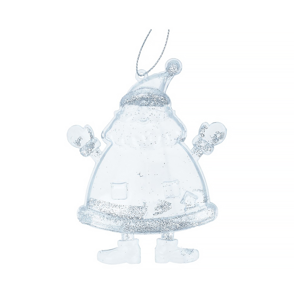 254636 Новогоднее украшение "Дед Мороз" №03 8.5 х 1.8 х 10.5 см РЕМЕКО 