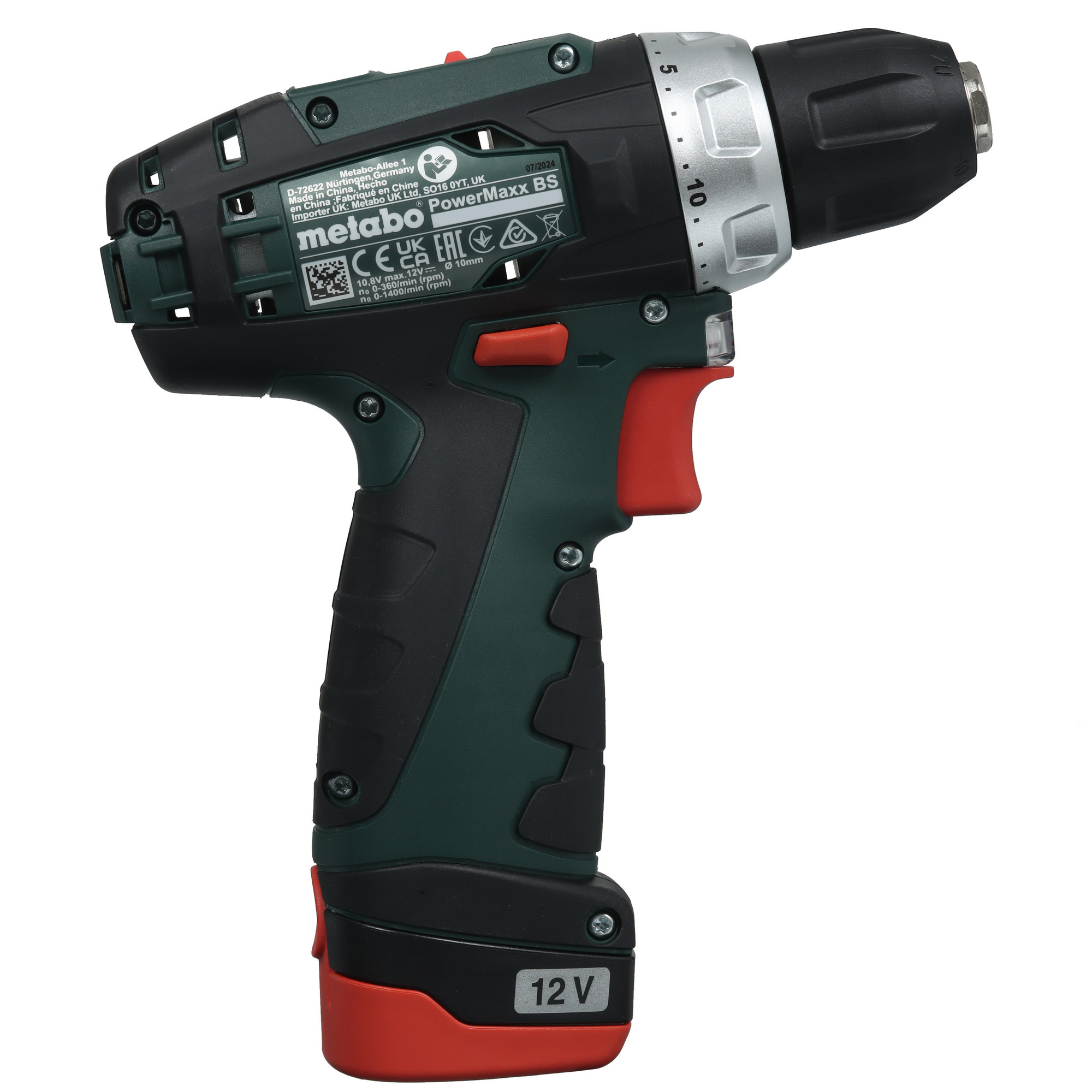 Дрель-шуруповерт Metabo PowerMaxx BS 10.8/12V 5454587 STDN-0082067 - Вид №2