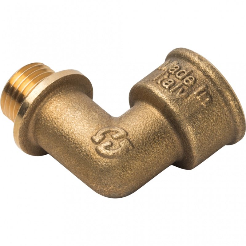 Угольник ВН с упором 1/4" латунь STOUT SFT0015000014 - Вид №2