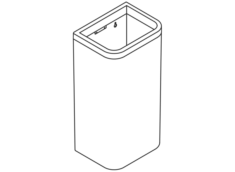 477.05B20399 корзина для бумаг HEWI Neuheiten SAN  - Вид №6