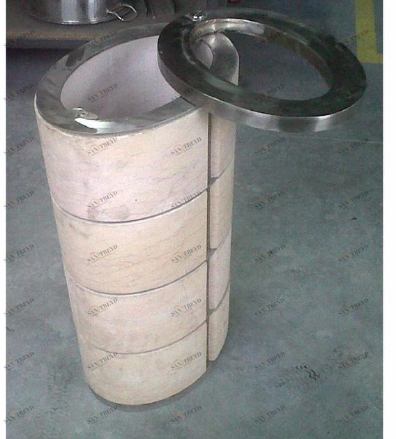 Manufatti Viscio Контейнер для мусора в абриценовом камне sun-id-1424306