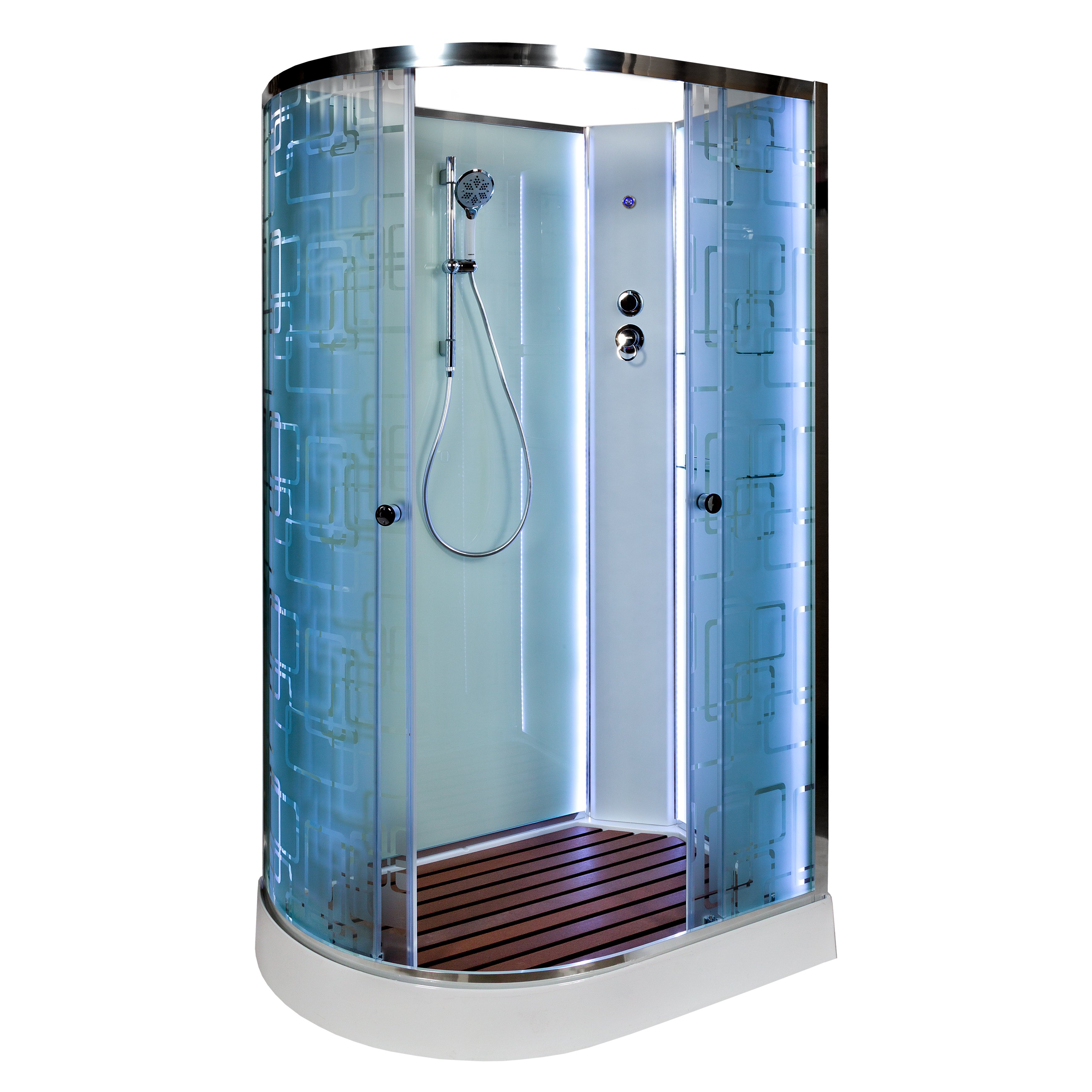 ЕМ4512 R N LED Душевая кабина DETO Серия EM ЕМ1511 R N LED - Вид №5