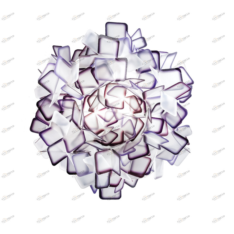 Светильник настенно-потолочный фиолетовый Clizia Medium Purple CLI78PLF0000P_000 SLAMP  00-3882833 Фиолетовый 