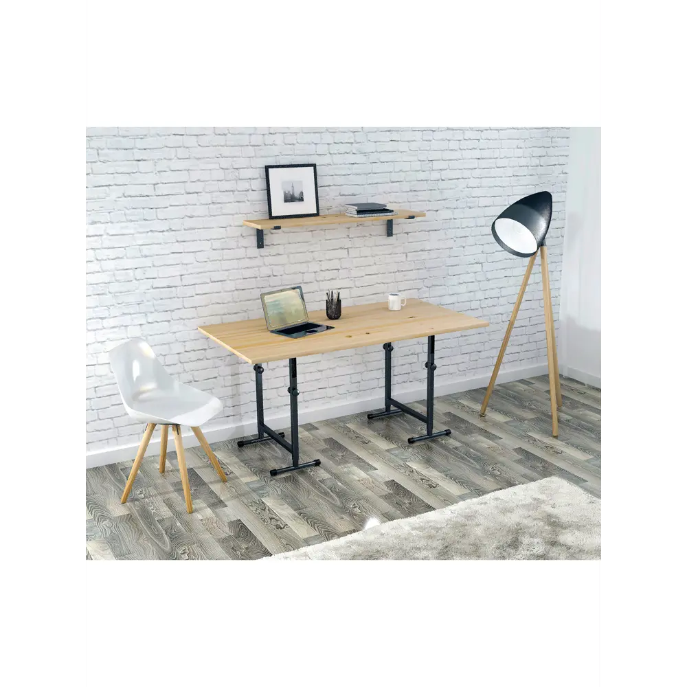 Подстолье регулируемое ПМ-П 70-100 см сталь цвет чёрный Santreyd STLM-2006841 - Вид №2