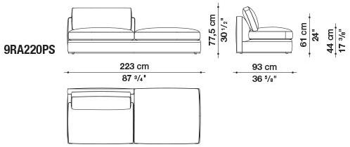 B&B Italia Диван из ткани Richard sun-id-1429934 - Вид №22