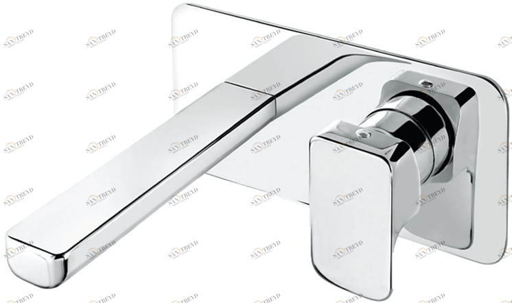 Fir Italia Смеситель для раковины, настенный, однорычажный, на 2 отверстия Daily 44 4410108