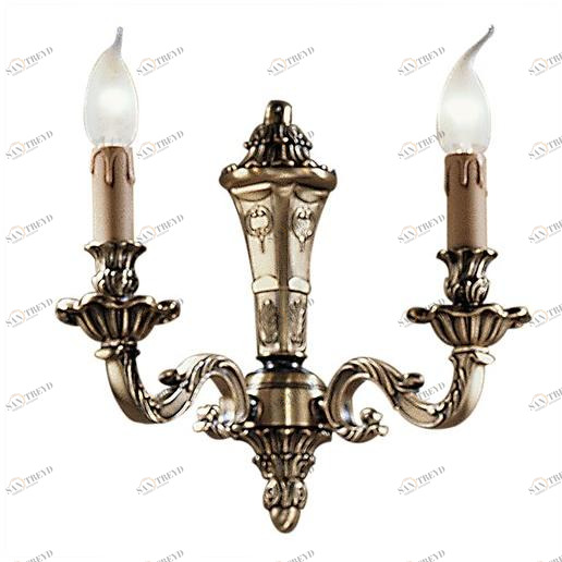 Possoni Illuminazione Настенный светильник из атласной латуни Boris 098/a2 