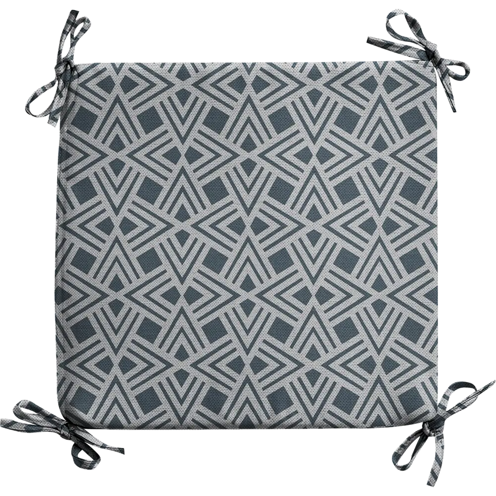 Галета на табурет «Геометрия» 35x35 см цвет серый LINEN WAY STLM-2098907