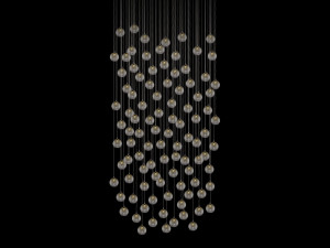 Металлический светодиодный подвесной светильник