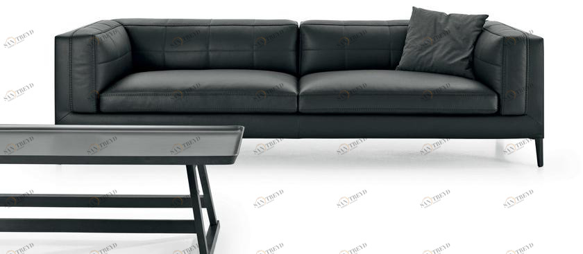 Maxalto 3-х местный кожаный диван Dives sun-id-1439762