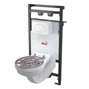 A108F51SET Подвесной унитаз настенный Белый ALCAPLASTCZ  Чехия