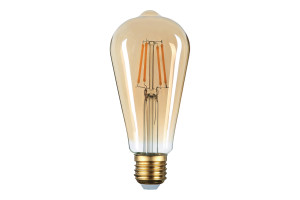 16160289 Светодиодная лампа LED FILAMENT ST64 7W 695Lm E27 2400K GOLD TH-B2129 Thomson