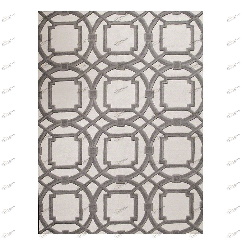 Ковер Arabesque серый 300х500 DOLLY CAPRETS ДИЗАЙНЕРСКИЕ, ARABESQUE 015183 Белый;серый 