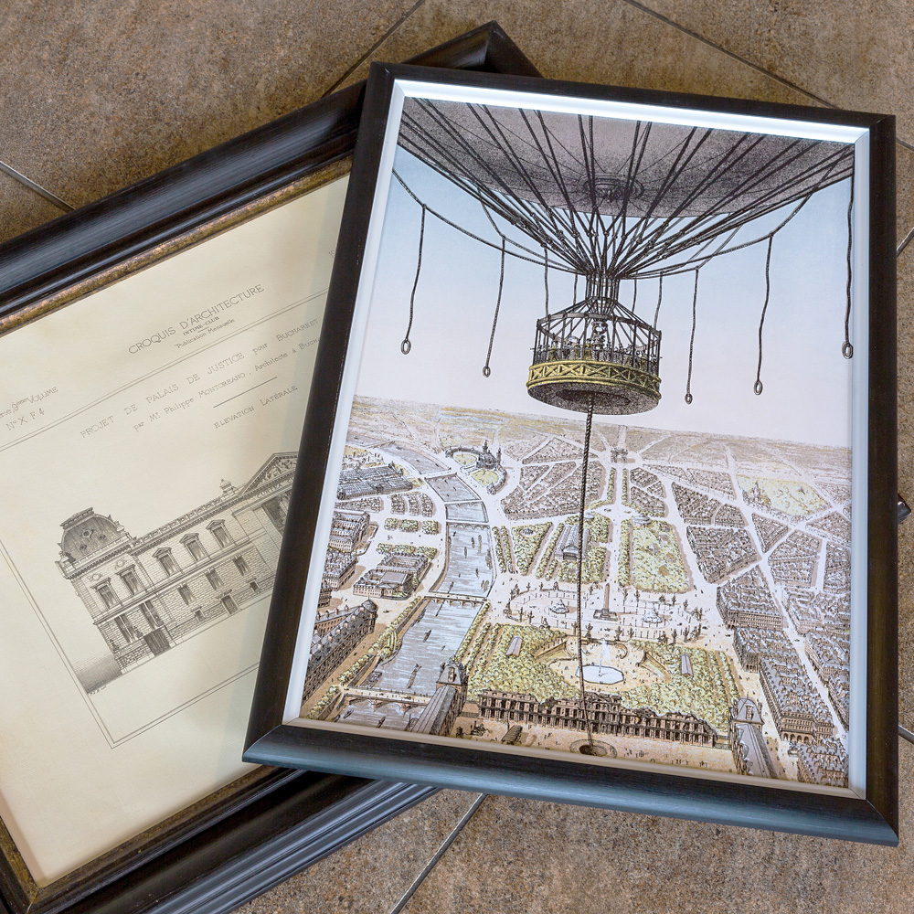 550016666_1818 Арт-постер «Париж с высоты птичьего полета» Object Desire  - Вид №1