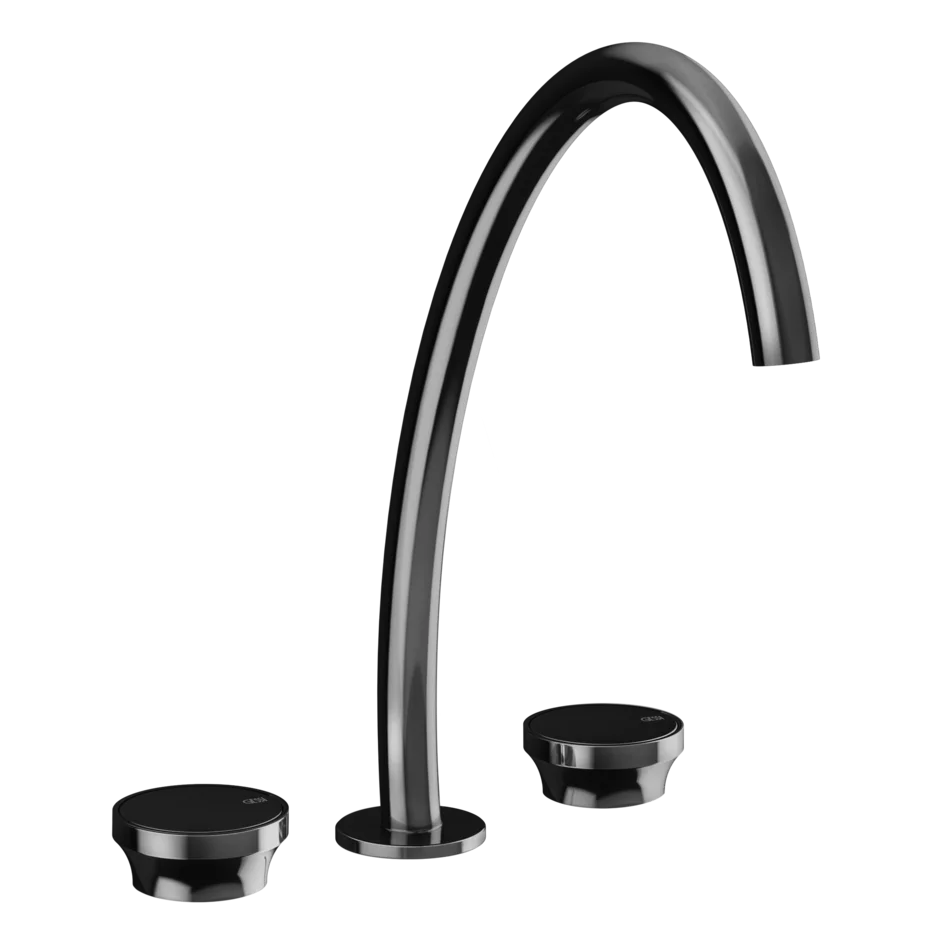 Группа умывальников 66016 706 Gessi Origini ЧЕРНЫЙ МЕТАЛЛ PVD 66016706