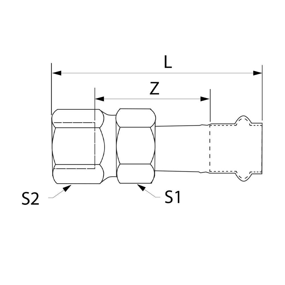 PS4330G0541600 Разъемные соединения Tece  - Вид №1