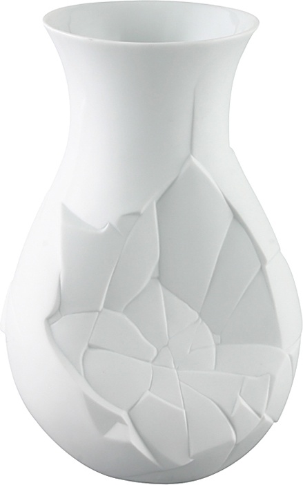 93469 Rosenthal Ваза Rosenthal Стадии 30см, фарфор, белая, матовая Фарфор 