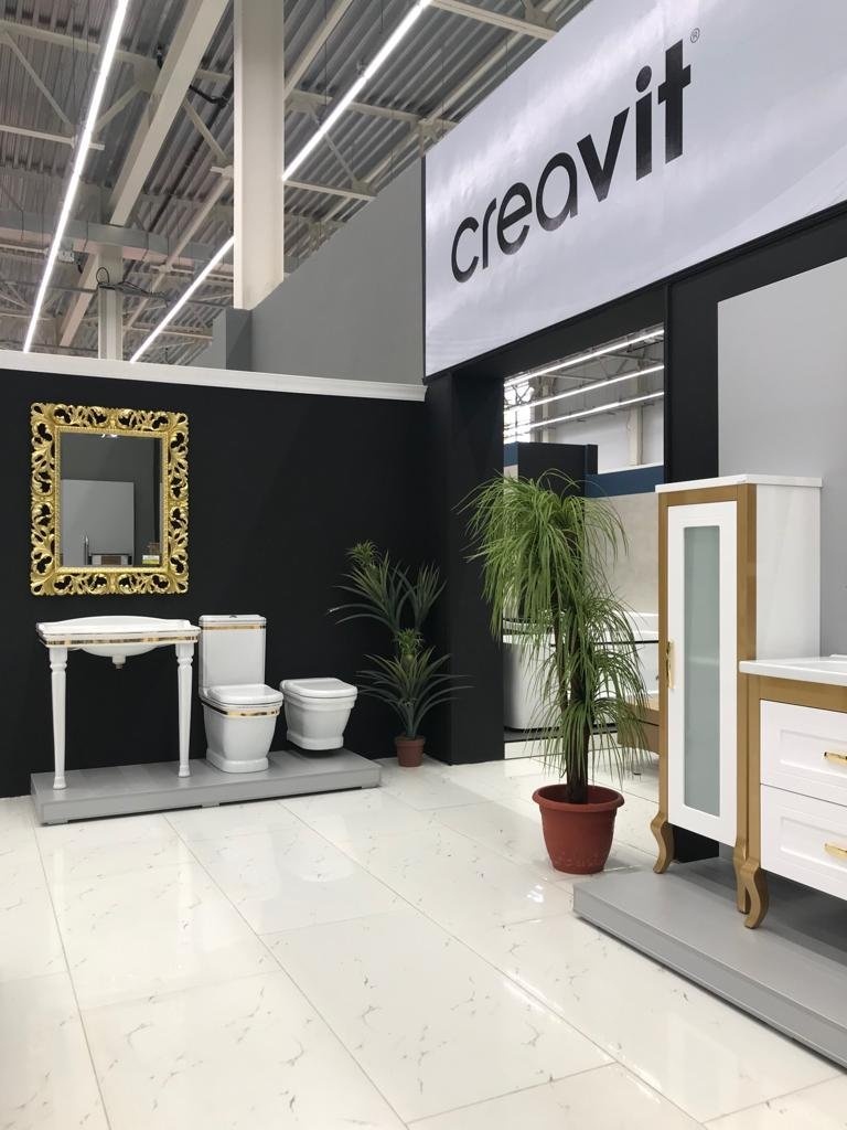 KC0303.01.03.00E Крышка дуропласт с микролифтом ANTIK ЗОЛОТО Creavit Antik  - Вид №3