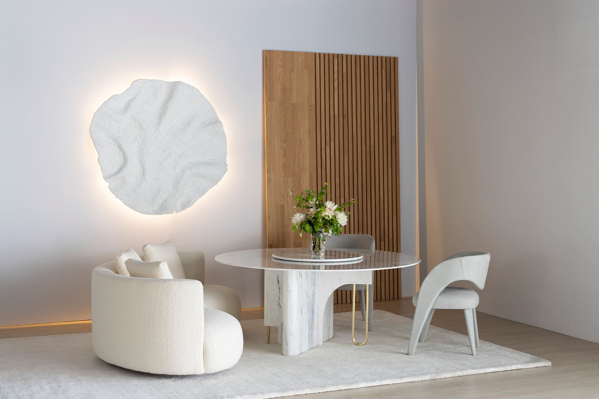 Кожаный мягкий стул с подлокотниками Greenapple Laurence ARCH-00115770 - Вид №9