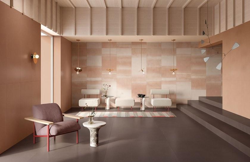 Стены / напольная плитка из керамогранита с эффектом грунта Overclay Santreyd sun-id-1460288 - Вид №1