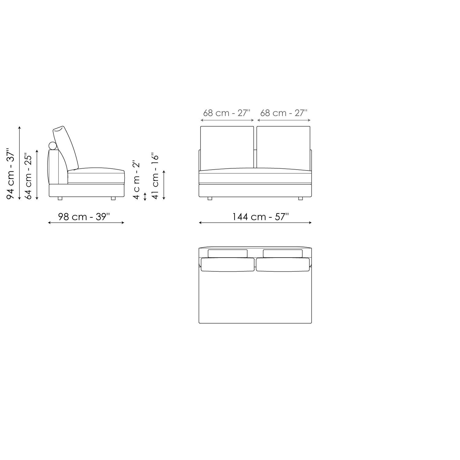 Ткань диван BONALDO LIAM ARCH-00067700 - Вид №42