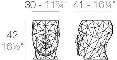 VONDOM Дизайнерский садовый стул Adàn y eva sun-id-1402140 - Вид №7