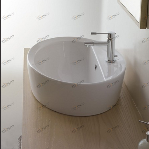 8056AR Встроенная раковина под столешницу овальная Scarabeo Ceramiche 