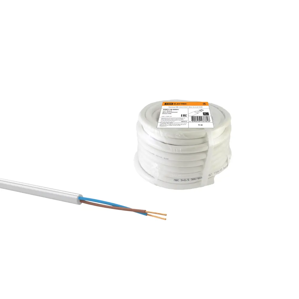 Провод TDM Electric ПВС 2x2.5 для подключения электрооборудования 84574143 STLM-1567221 - Вид №2