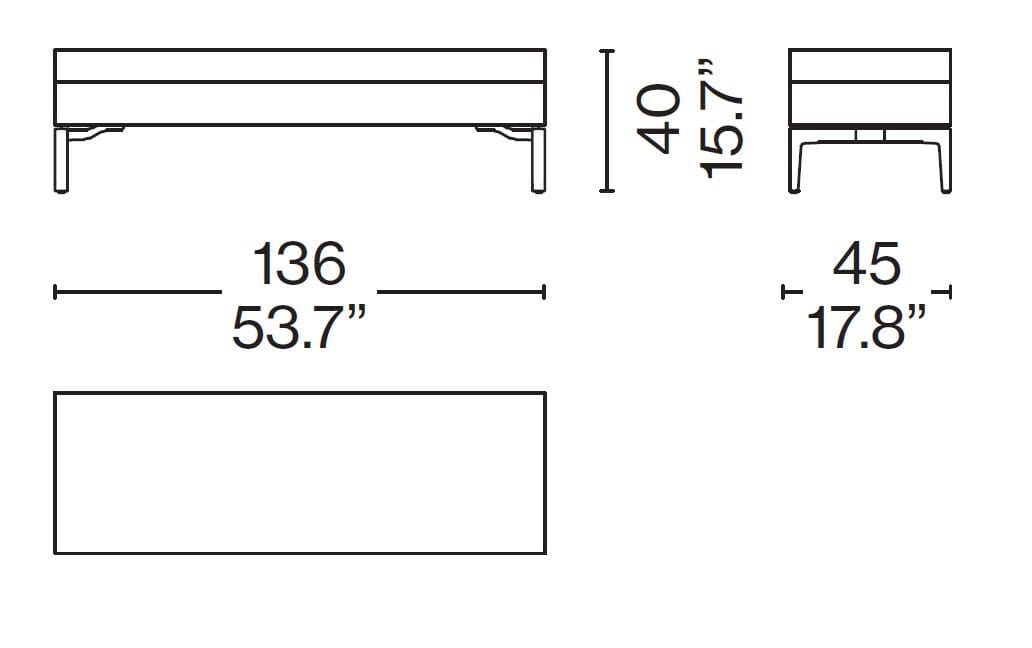 Мягкая скамья CASSINA ARCH-00127861 - Вид №2