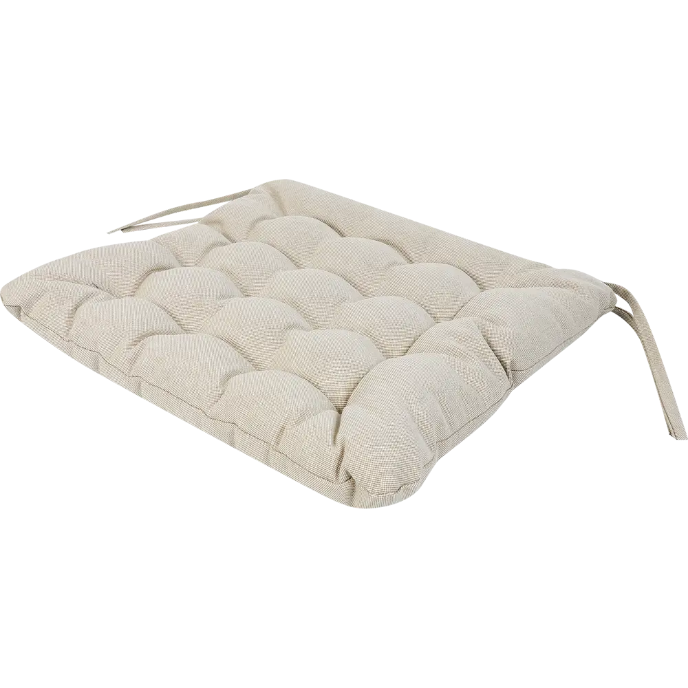 Сидушка LINEN WAY Elegan для стульев 38×38 см бежевая 85442291 STLM-1571584 - Вид №1