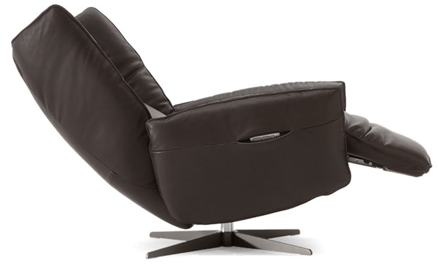 Natuzzi Откидывающееся кожаное кресло с подставкой для ног sun-id-1407593 - Вид №1
