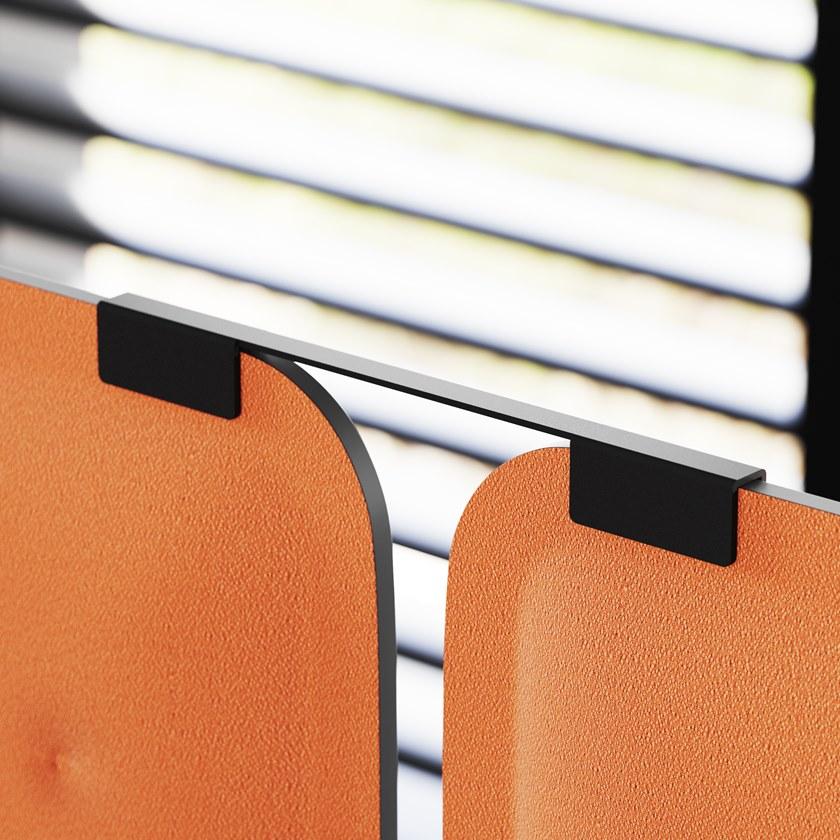 Steelbox by Metalway Звукопоглощающая перегородка для офиса из trevira® cs Zen sun-id-1453682 - Вид №4