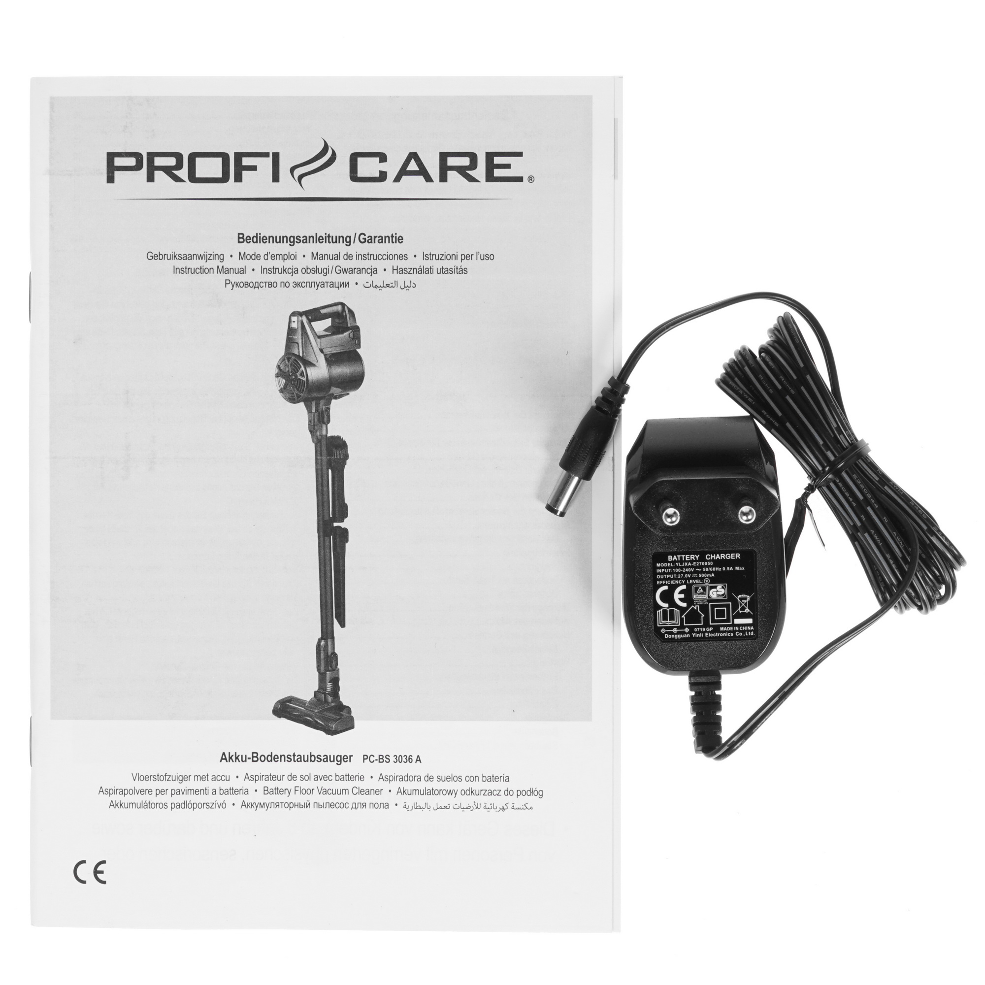 8165241 Пылесос  вертикальный  ProfiCare PC-BS 3036 A antrazit  черный STDN-0082839 - Вид №8