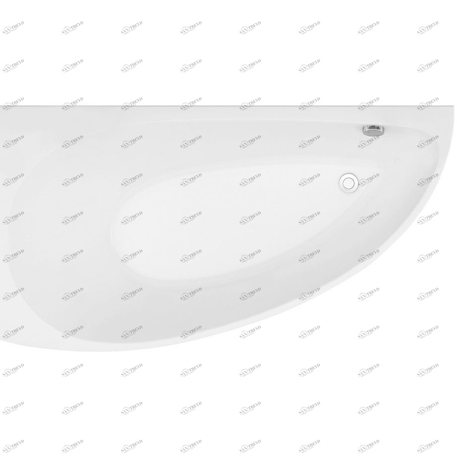 Акриловая ванна Aquanet Augusta 170x90 L 00182588