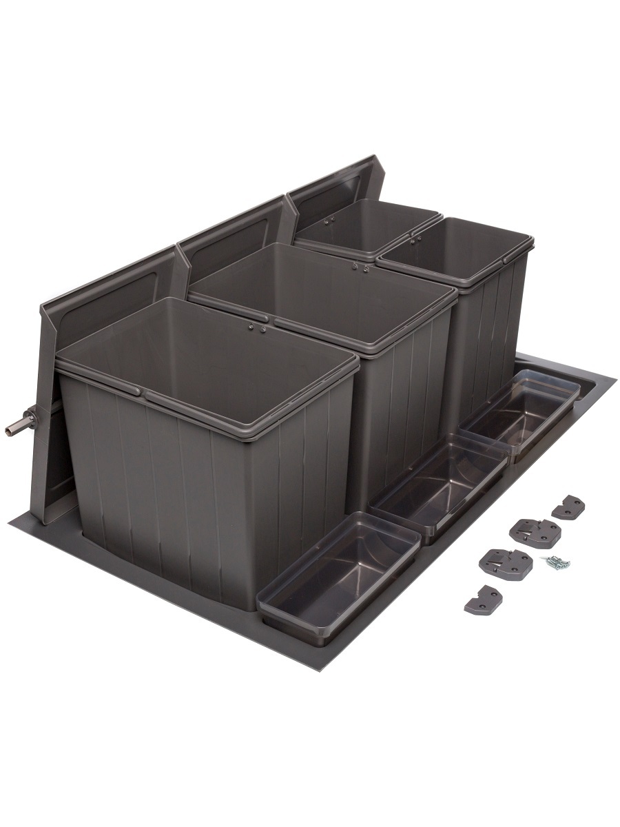 Система сортировки мусора Omega Top 900/47/4 Anthracite NAVAKO 10287 - Вид №2