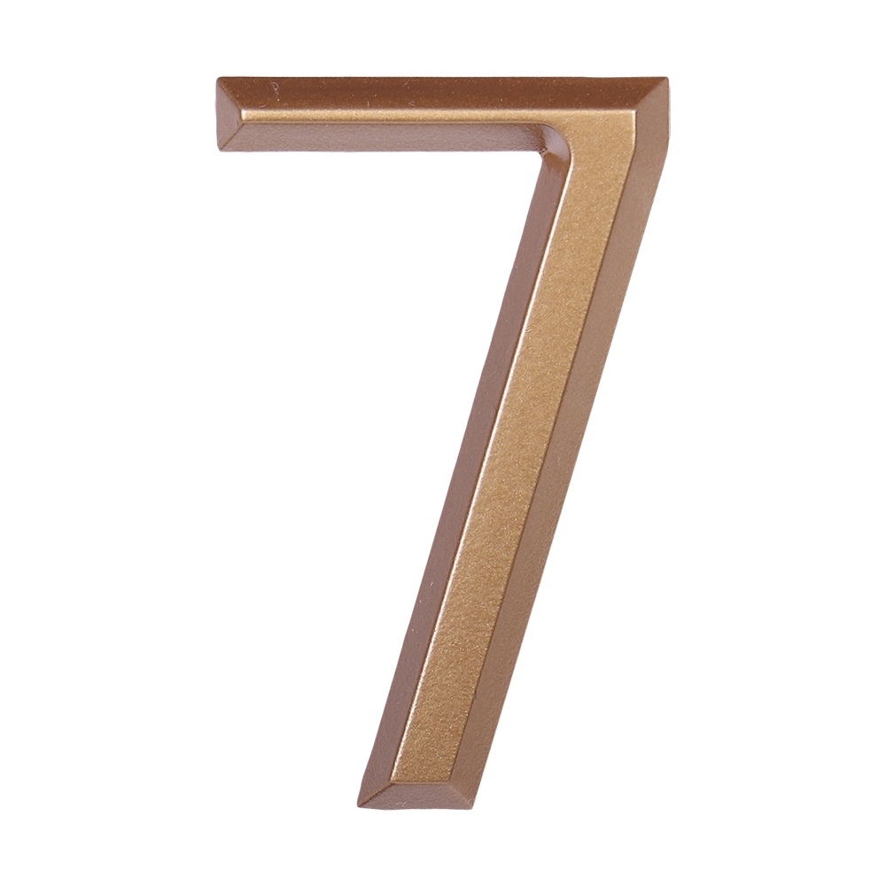 Дверной номер  «7», 37х5х60 мм, золото LJPS0094 Public Steel Россия 