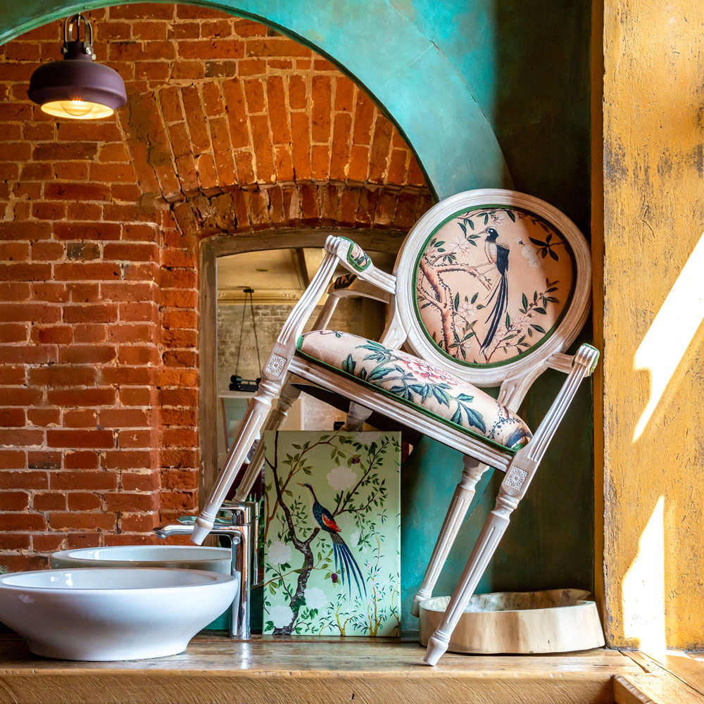 75080004 Картина «Шинуазри», версия 5 (холст, галерейная натяжка) Object Desire  - Вид №1