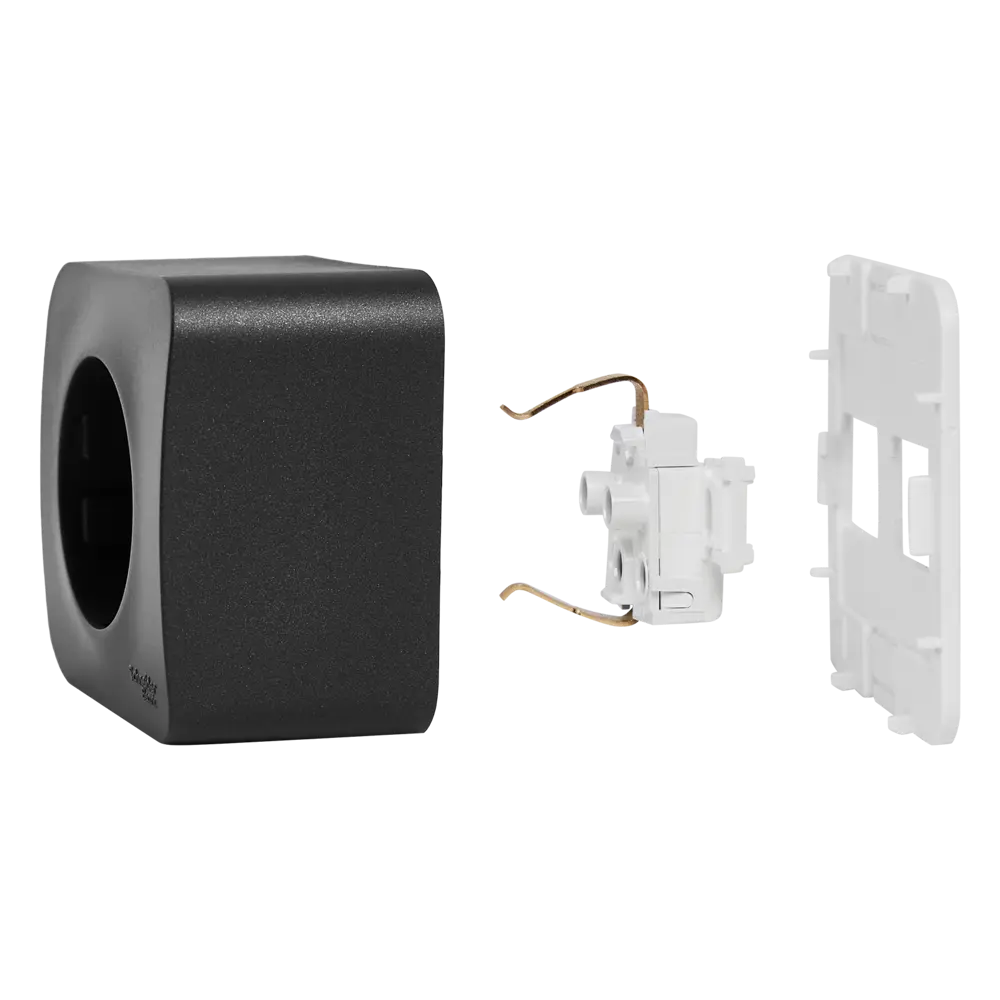 Розетка накладная Schneider Electric Blanca с заземлением цвет антрацит 86720935 STLM-2133313 SYSTEME ELECTRIC - Вид №4