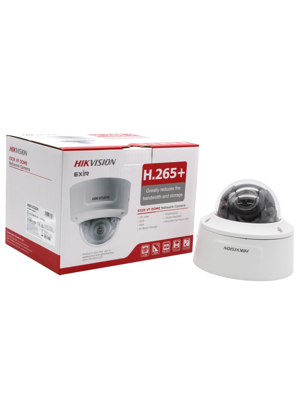 DS-2CD2723G0-IZS 2мп уличная купольная ip-камера, exir ик 30м, 1/3" cmos, мот вариообъектив 2.8-12мм, угол 98°~28°, мех ик-фильтр, 0.01лк@f1.2, h.265/h.265+/h.264/h.264+/mjpeg, 3 потока, 1920×1080@25к/с, wdr 120дб, 3d dnr, blc, roi, обн движ, втор в обл Santreyd  - Вид №6