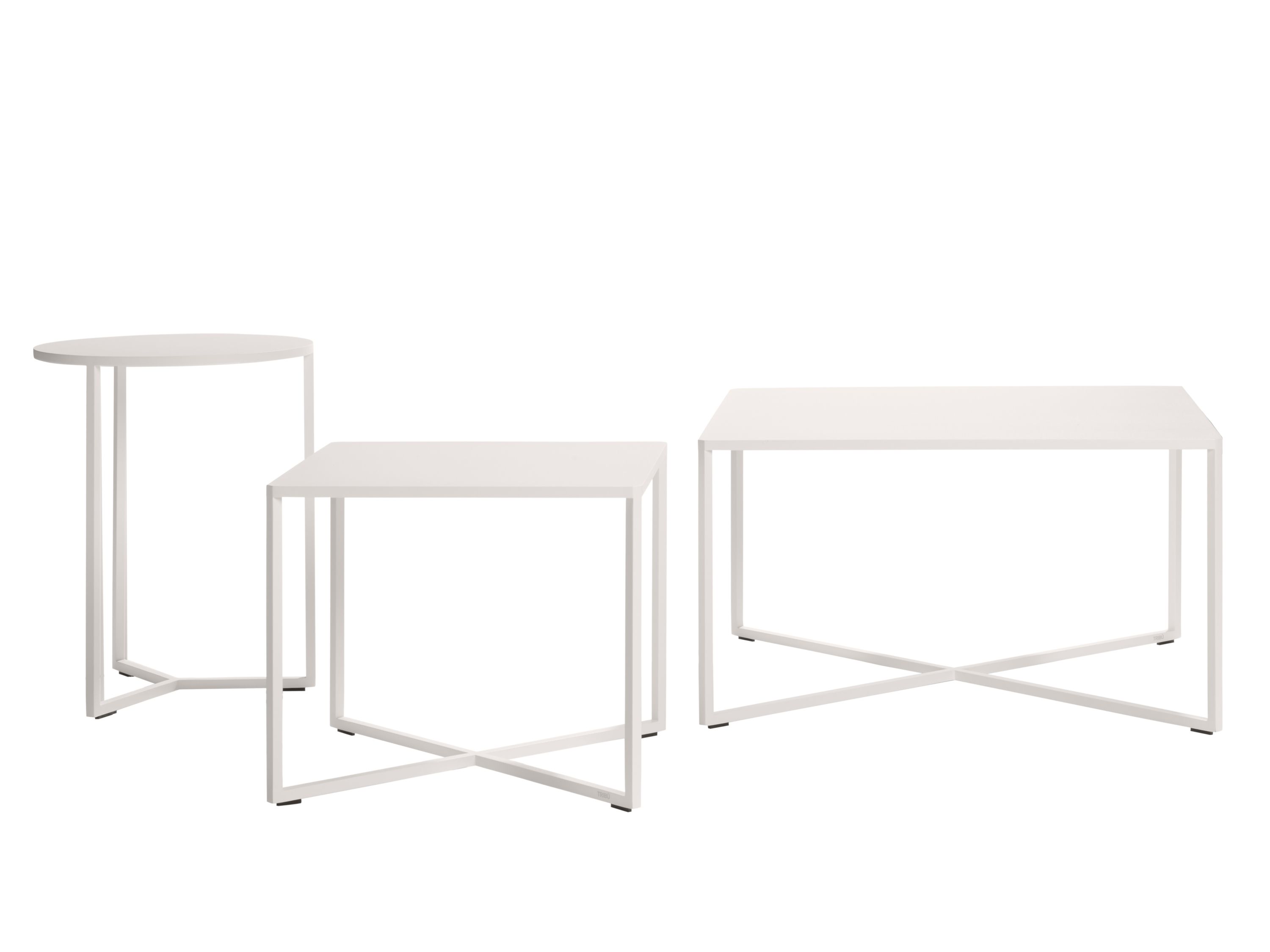 Алюминиевый квадратный низкий журнальный столик с порошковым покрытием TRIBÙ Natal Alu ARCH-00141607 - Вид №7